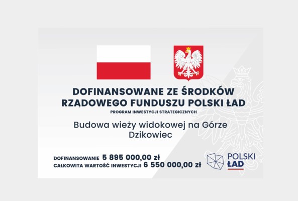 Częściowy odbiór wieży widokowej na Dzikowcu 