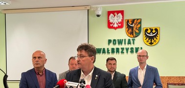 Konferencja prasowa w Starostwie Powiatowym 