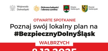 Zapraszamy mieszkańców na otwarte spotkanie dotyczące bezpieczeństwa